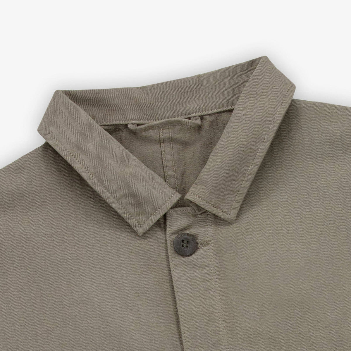 Jacke Worker Wendel mit Fischgrätenmuster, Teakgrün, Khaki, Herren SERGE BLANCO