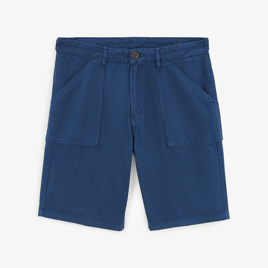 Indigo Bermuda shorts