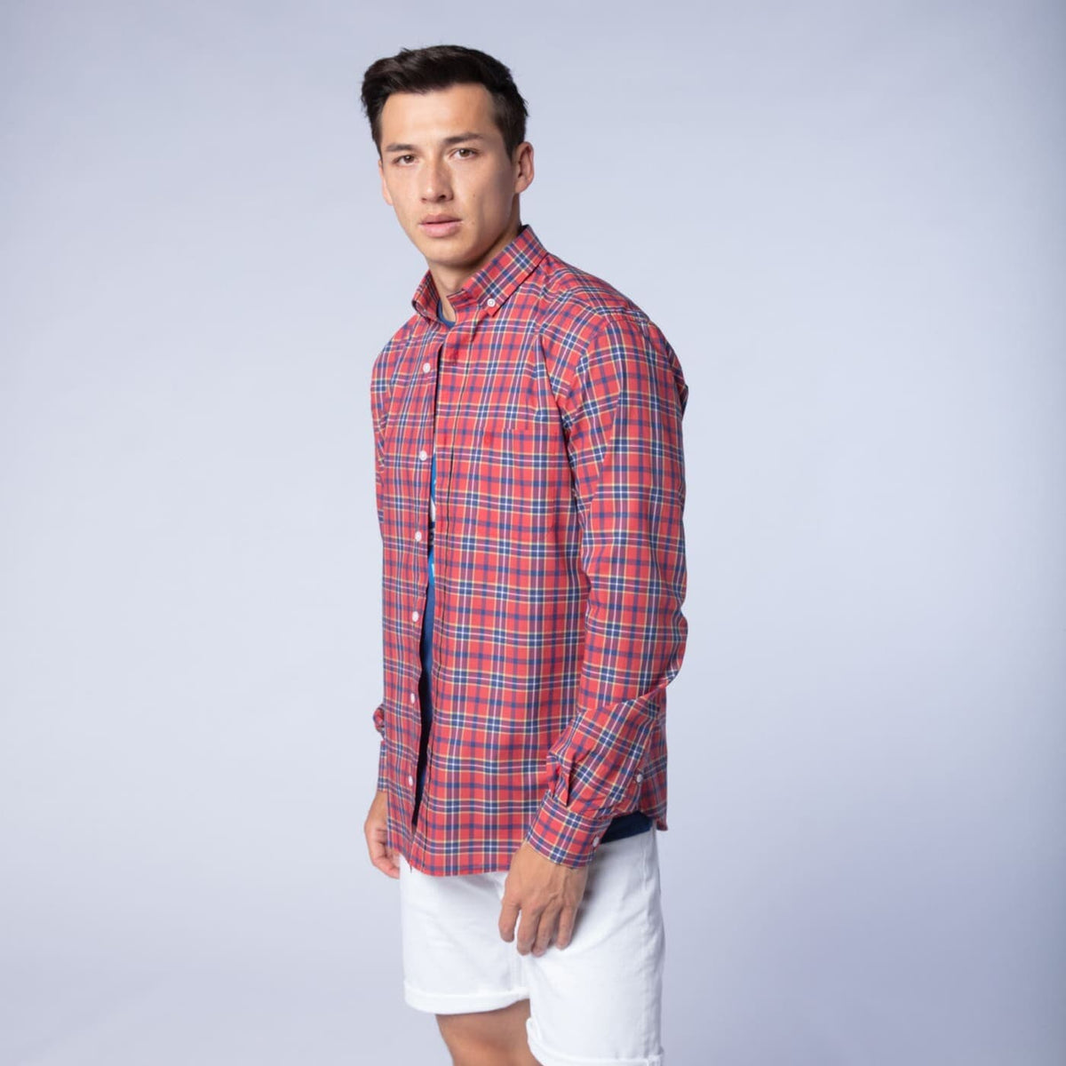 Extra Fine Poplin Cotton Shirt - Slim Fit