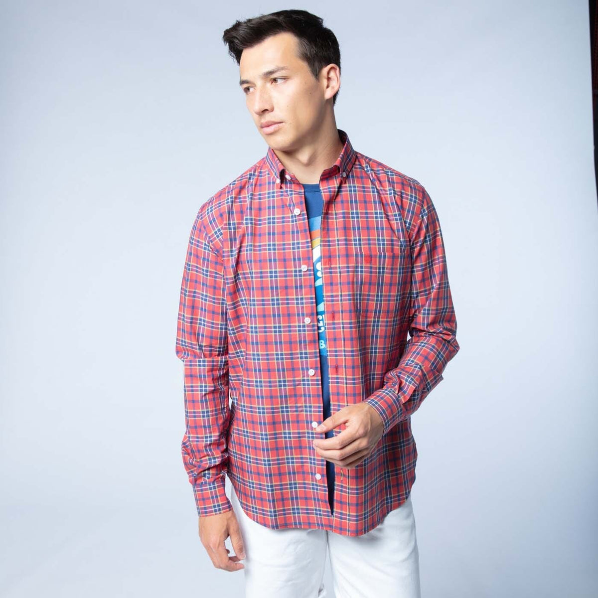 Extra Fine Poplin Cotton Shirt - Slim Fit
