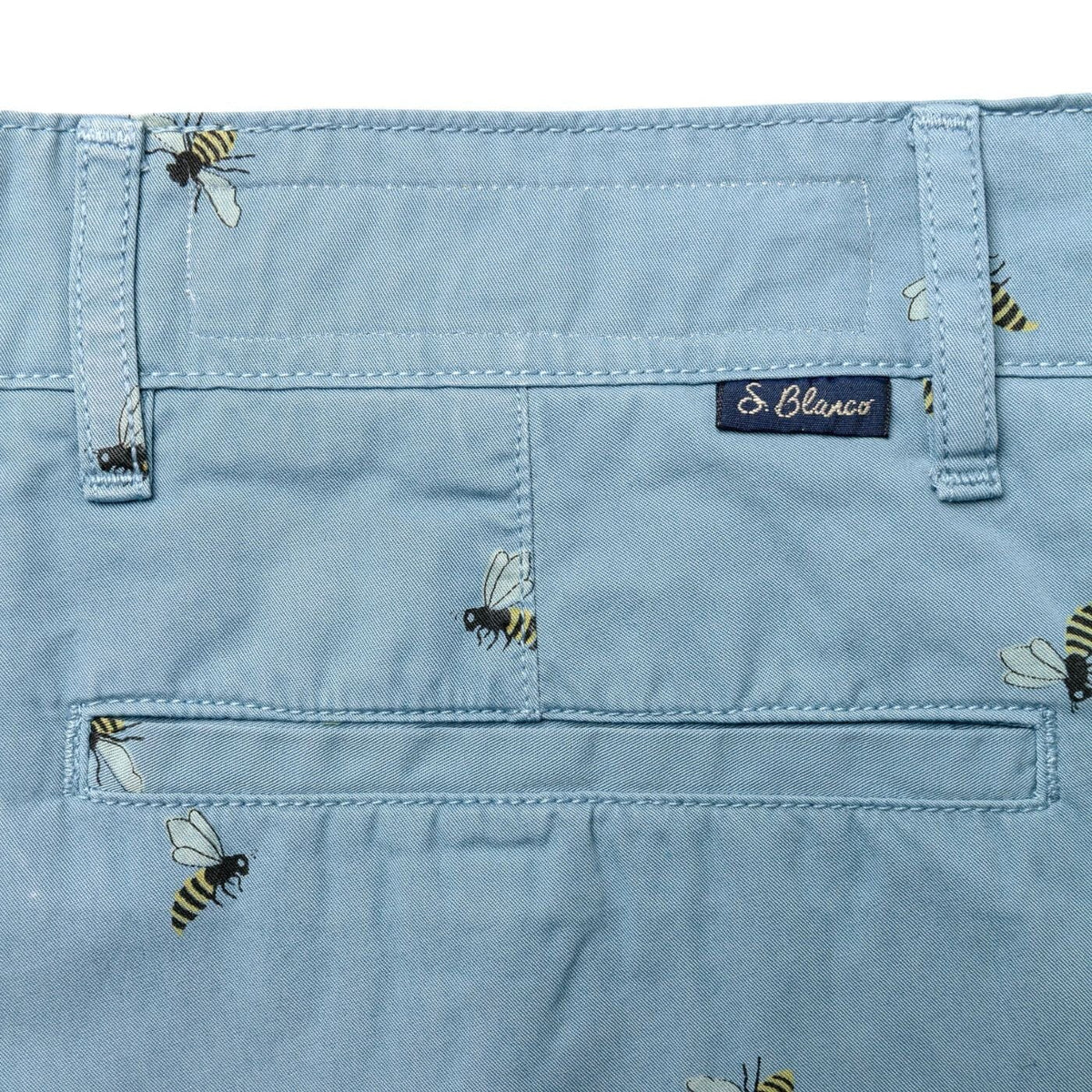 Steel blue Bermuda shorts 200