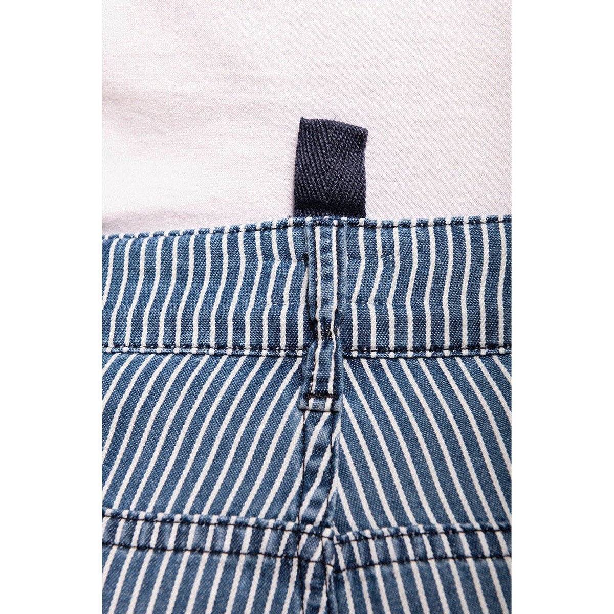 Organic Cotton Striped Bermuda Shorts