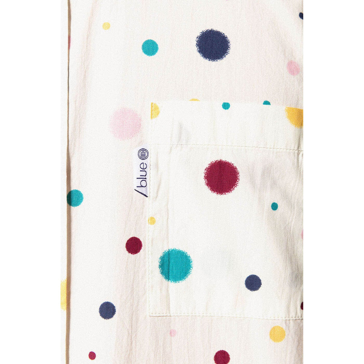 Multicolored Poplin Short Sleeve Shirt