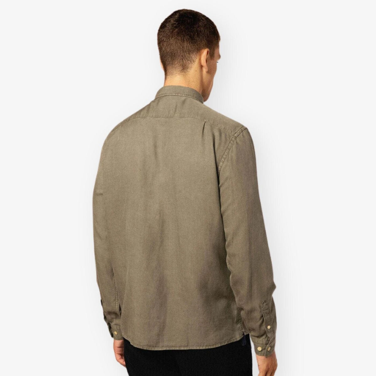 Long-Sleeved Cotton Shirt