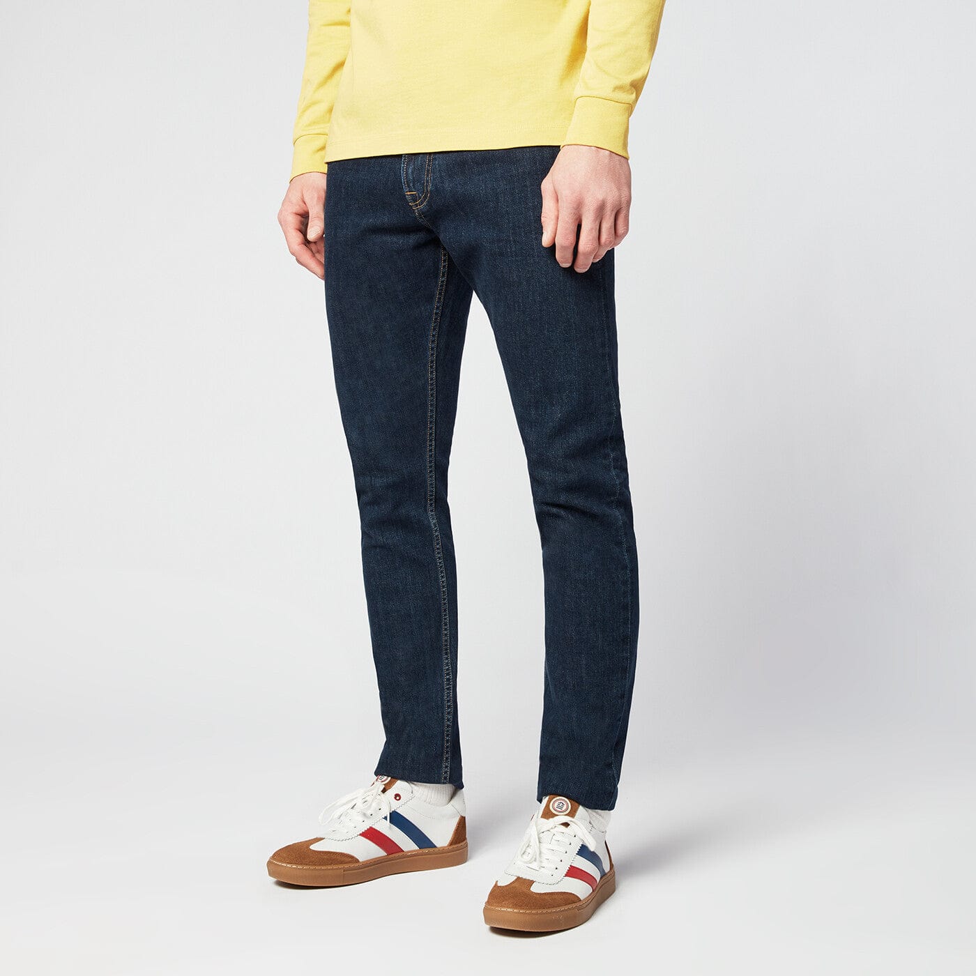 330 Tapered Fit Blue Velvet Pants