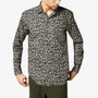 Long-sleeved shirt with floral pattern