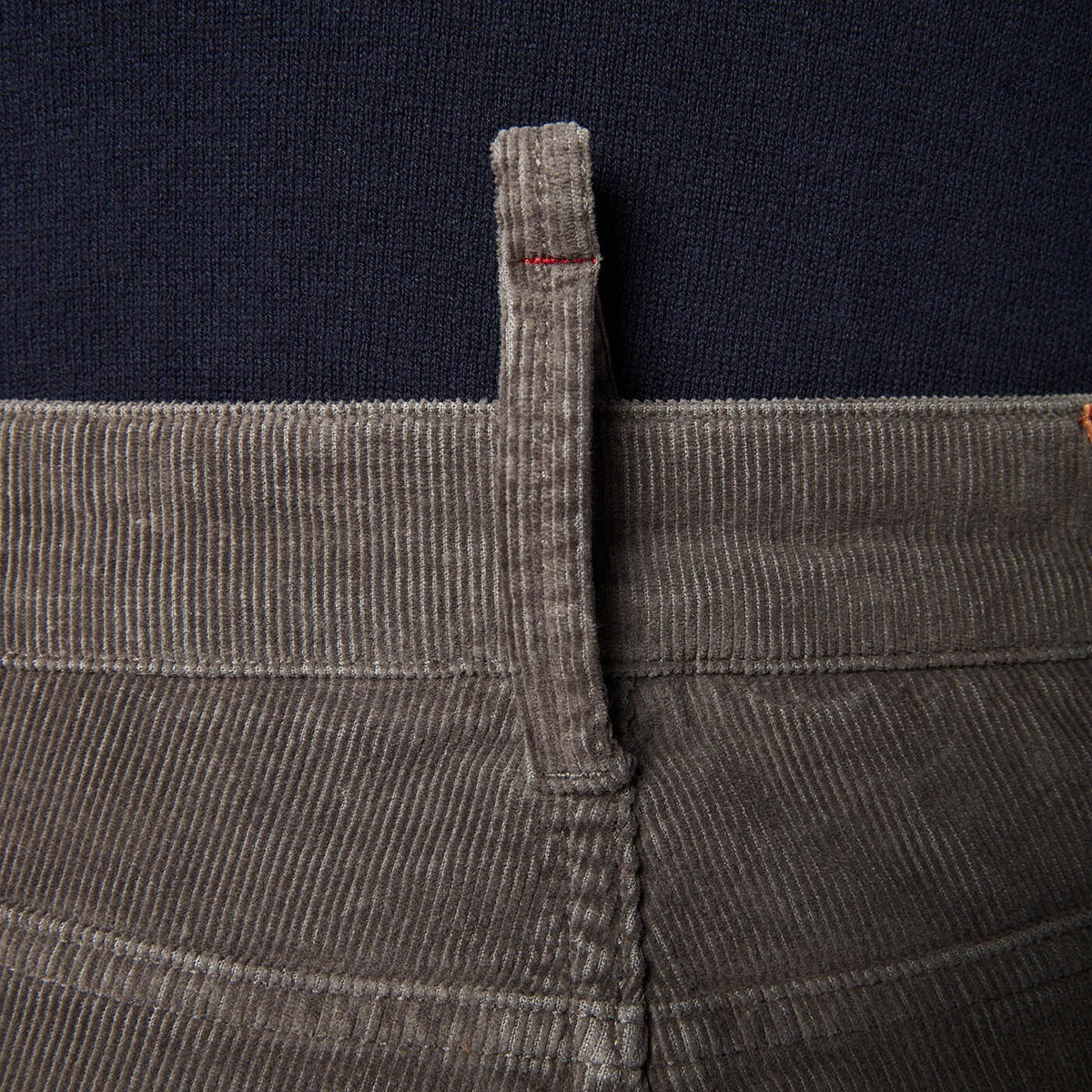 330 Tapered Fit pants in charcoal velvet