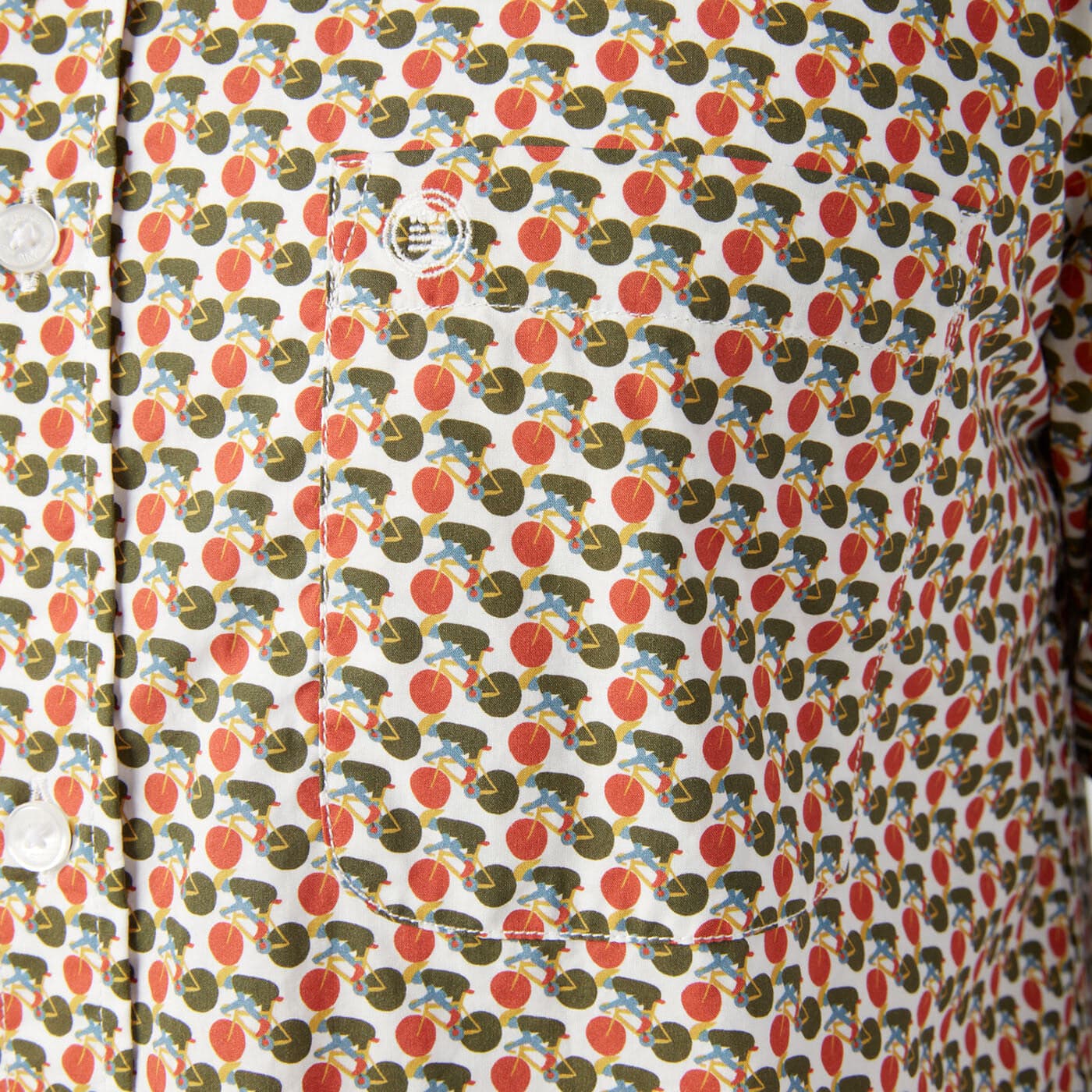 Men's Liberty print shirt with a fitted cut
