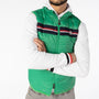 PLAY grass green sleeveless down jacket