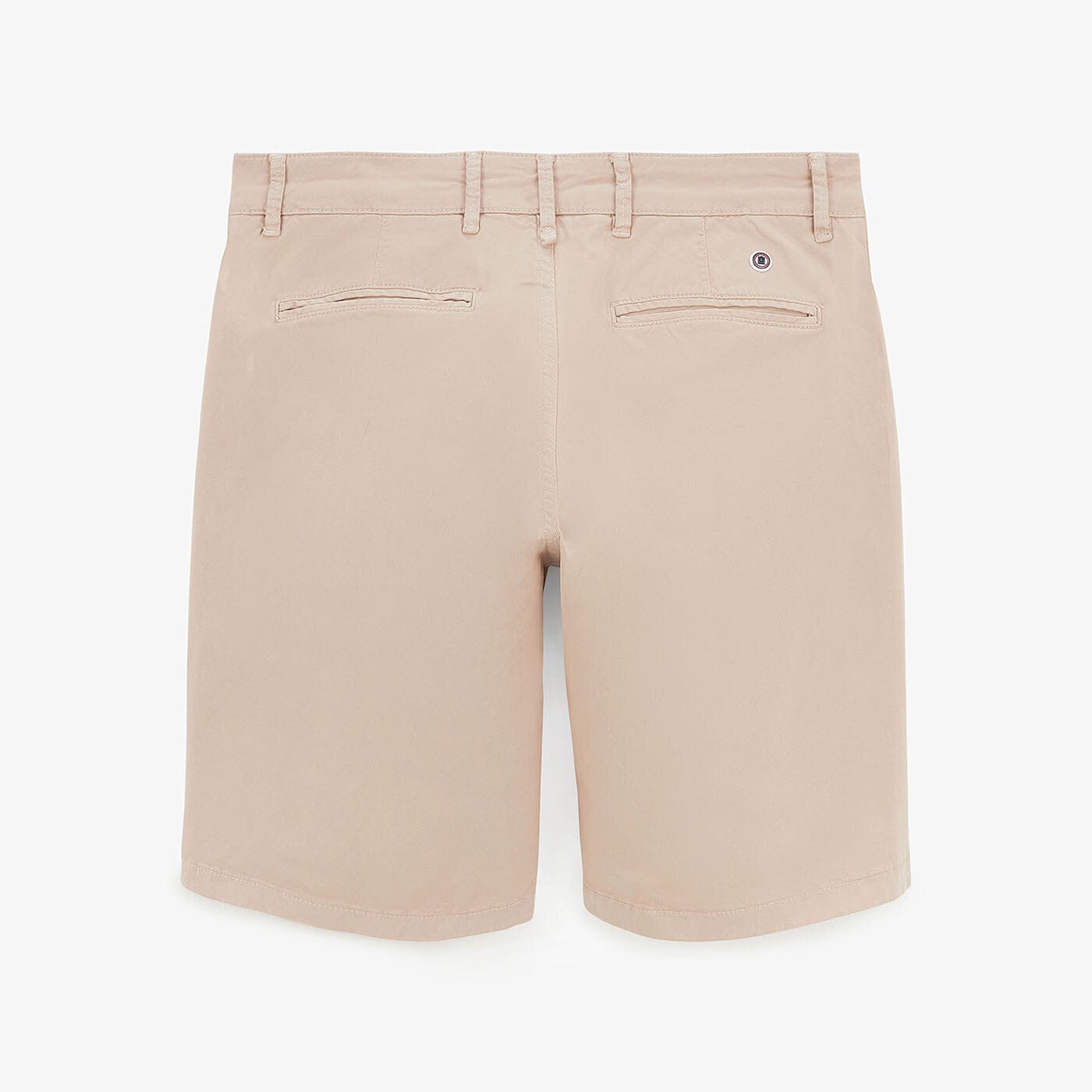 Comfort fit khaki Bermuda shorts