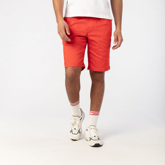 Orange elastic waist Bermuda shorts PLAY