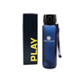 PLAY 1L navy blue water bottle