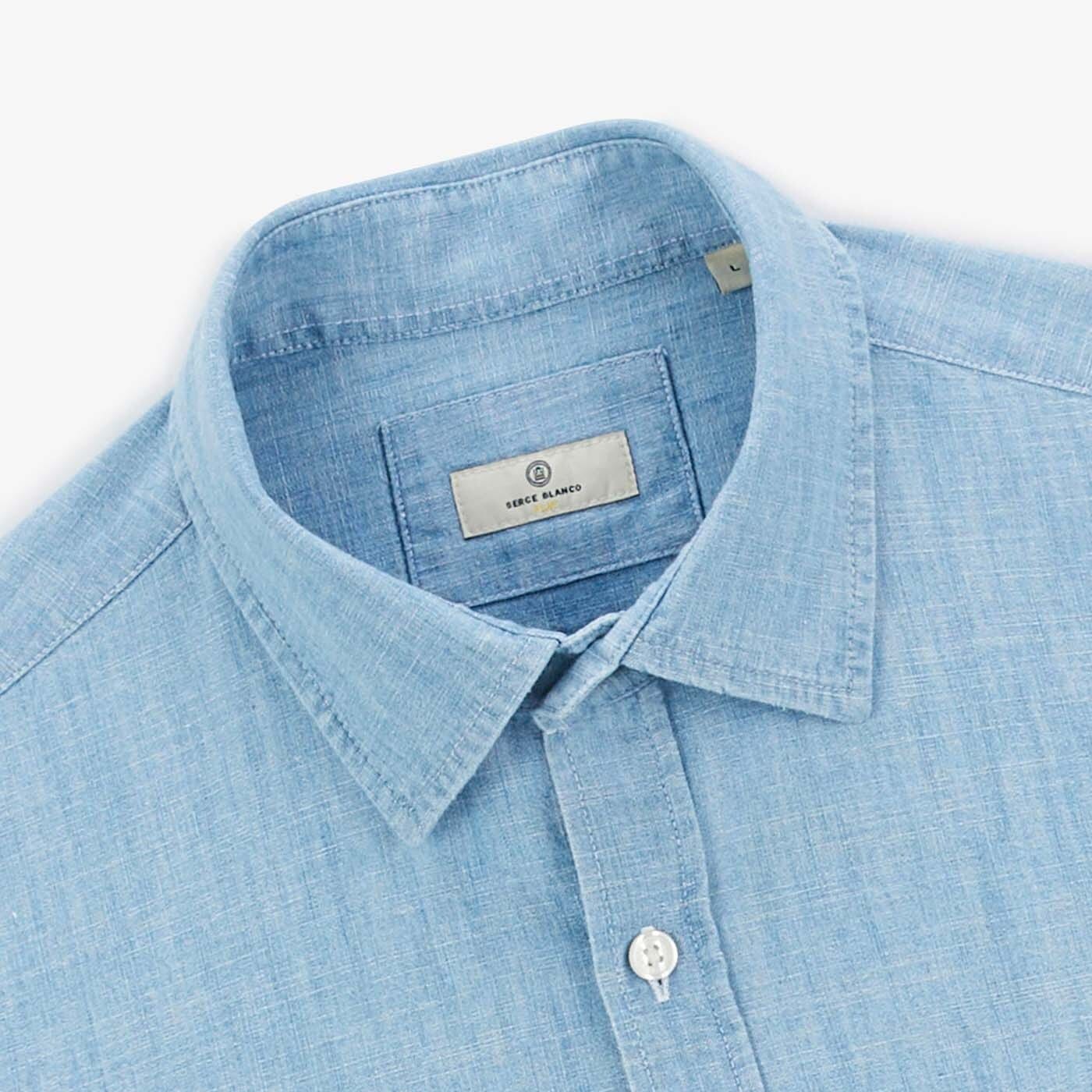PLAY long-sleeved chambray shirt