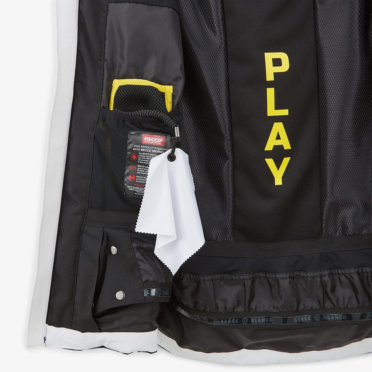 Black Courmayeur ski jacket