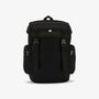 BASIK black textile backpack