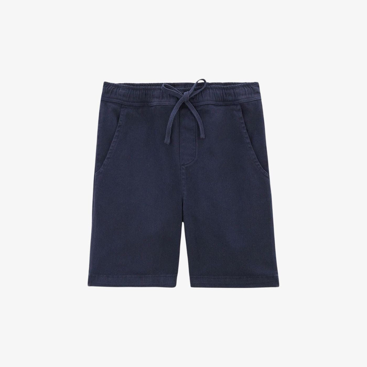 Navy blue boys' Bermuda shorts in cotton SERGE BLANCO