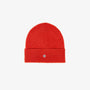 Plain orange flecked wool beanie