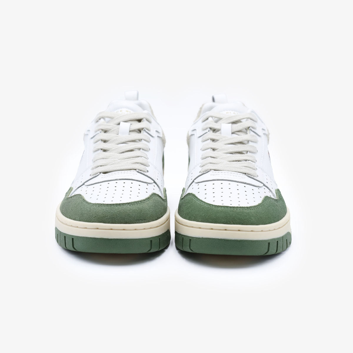 La Vernaz two-tone olive green sneakers