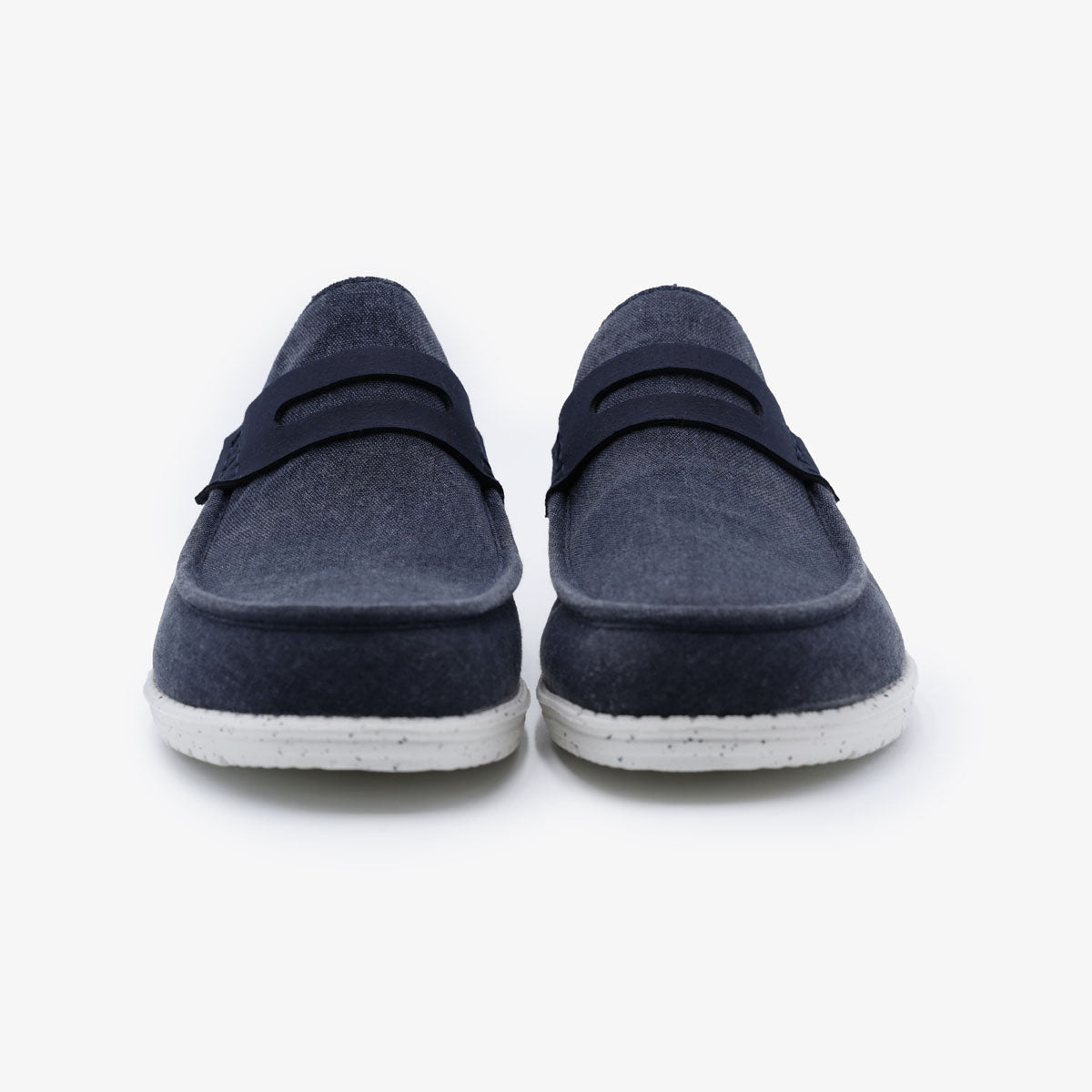 Navy blue Bidart mules