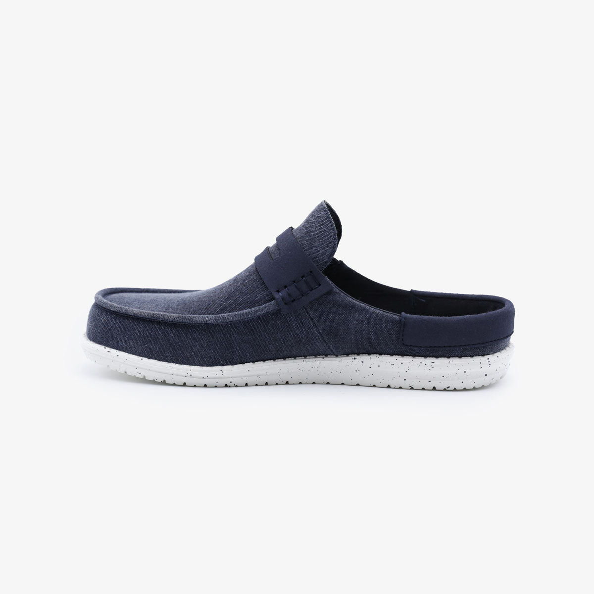 Navy blue Bidart mules