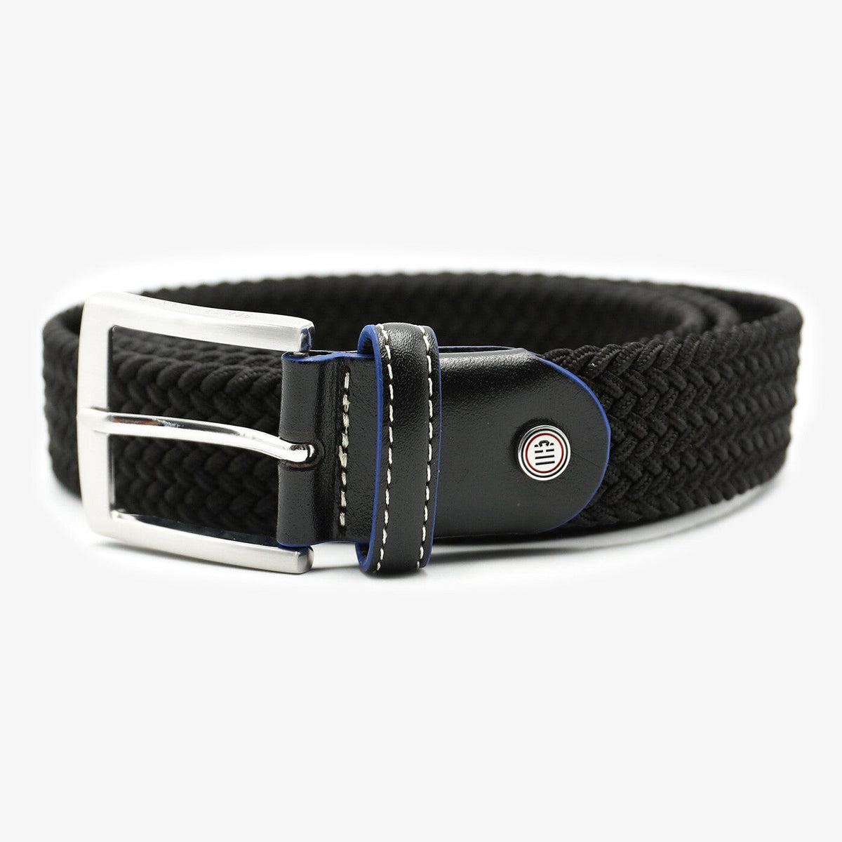 Black braided belt