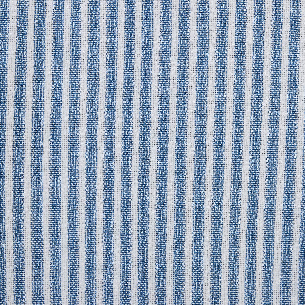 Men's sky blue cotton woven striped long-sleeved shirt SERGE BLANCO
