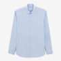 Plain sky blue long-sleeved shirt