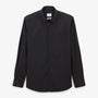 Plain black long-sleeved shirt 