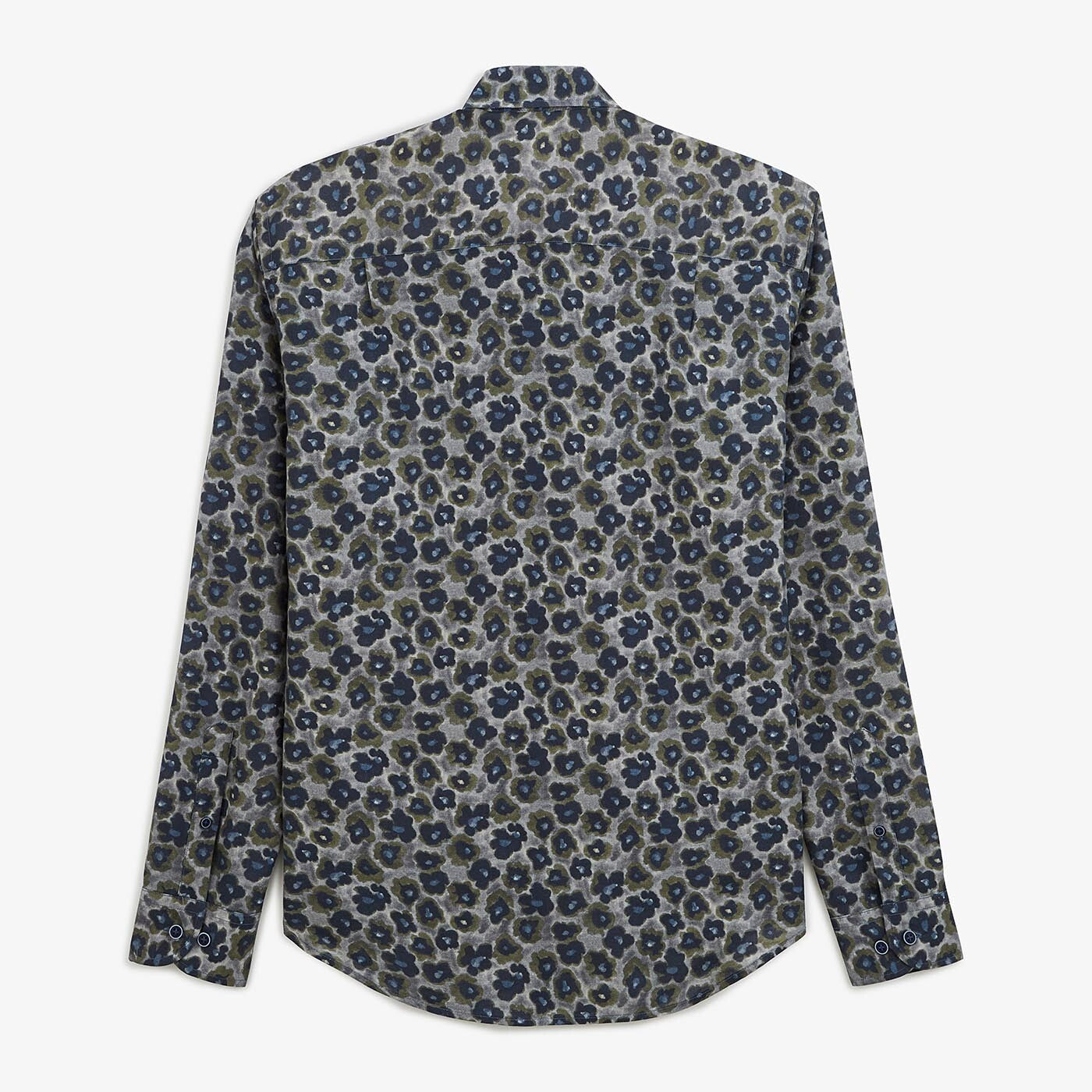 Dark gray printed shirt