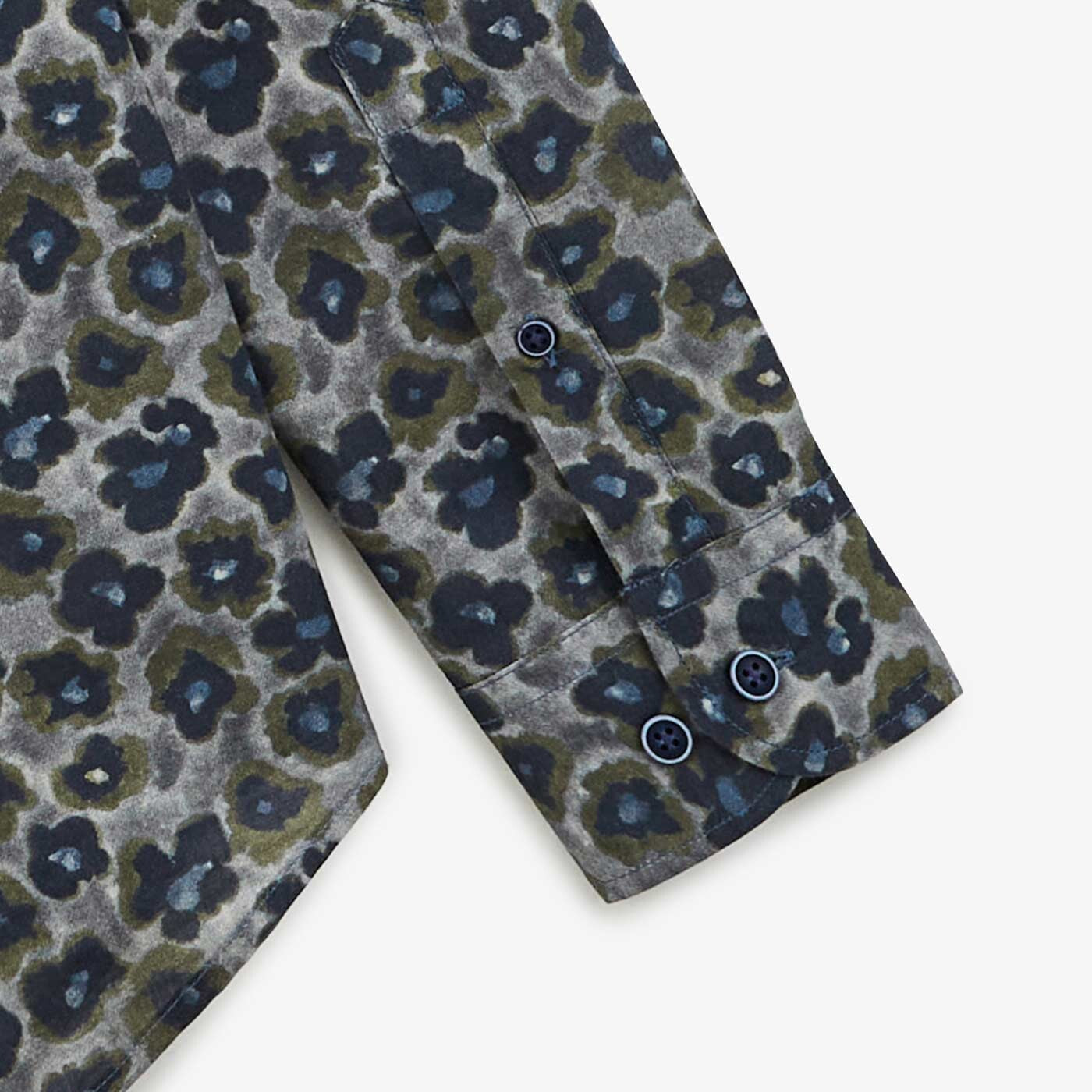 Dark gray printed shirt