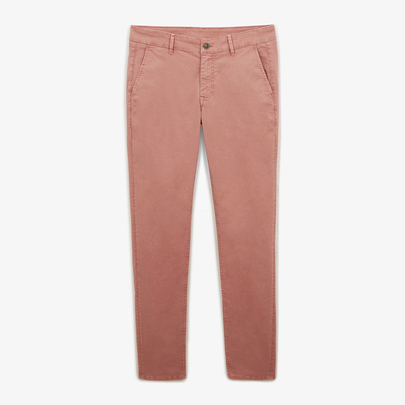 Chino 702 straight cut comfort nude pink men's cotton serge blanco