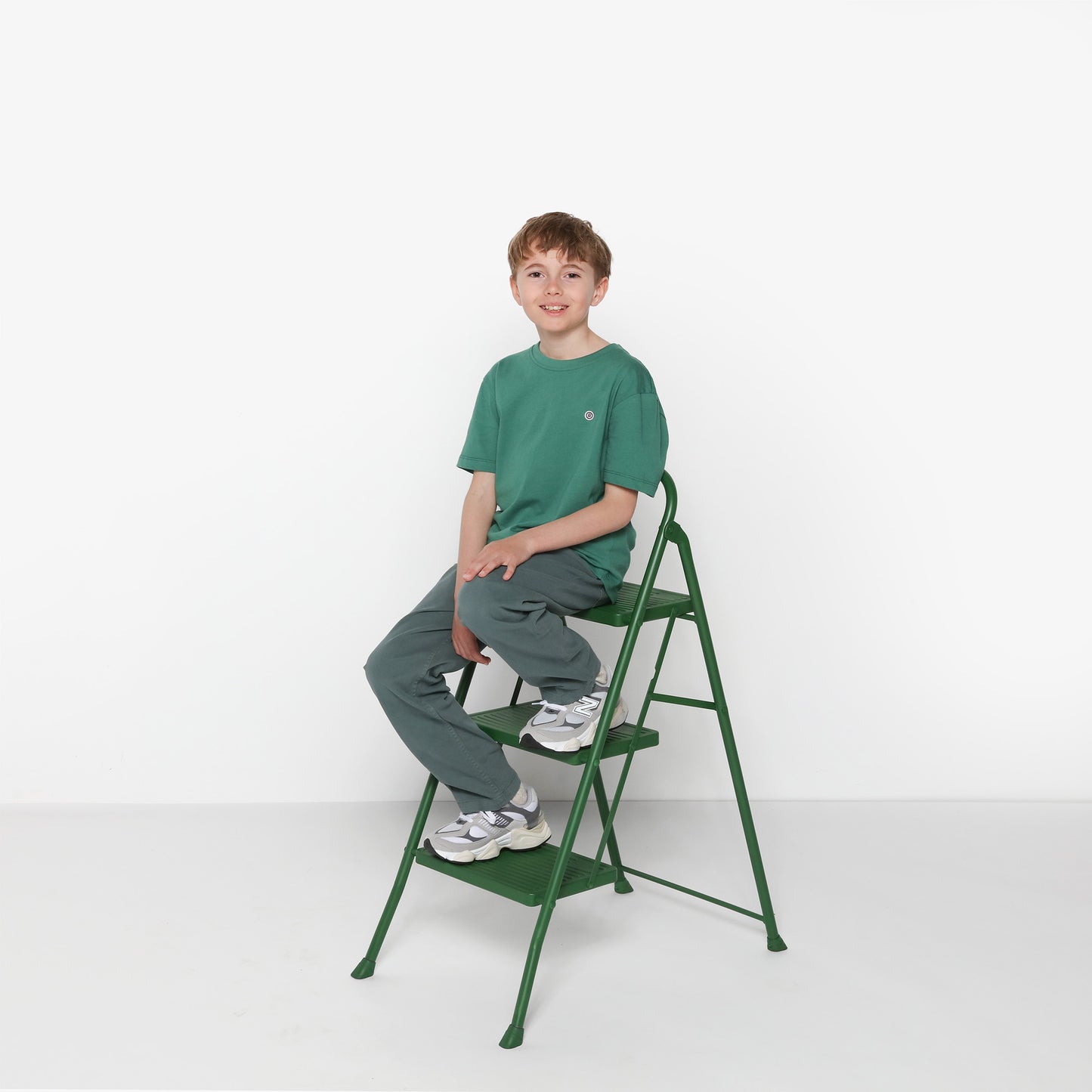 Chino 734 comfort fit military green boys' serge blanco