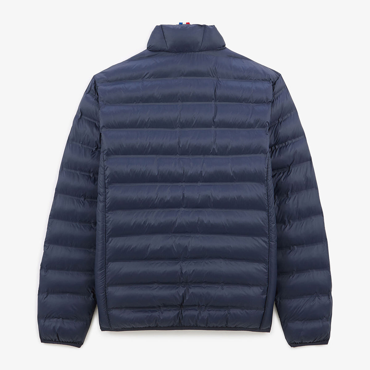 Men's Piumino long-sleeved down jacket in navy blue
