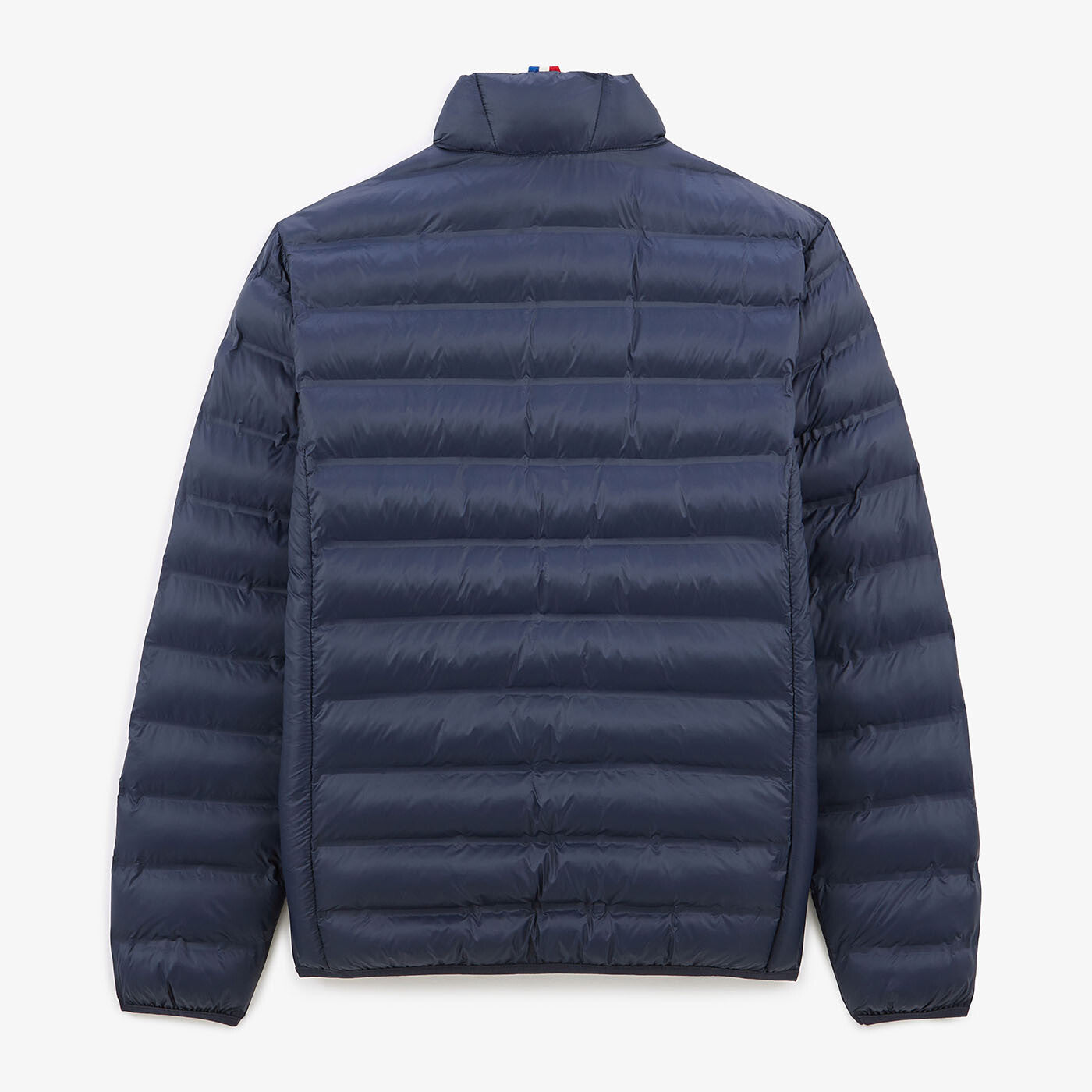 Men's Piumino long-sleeved down jacket in navy blue