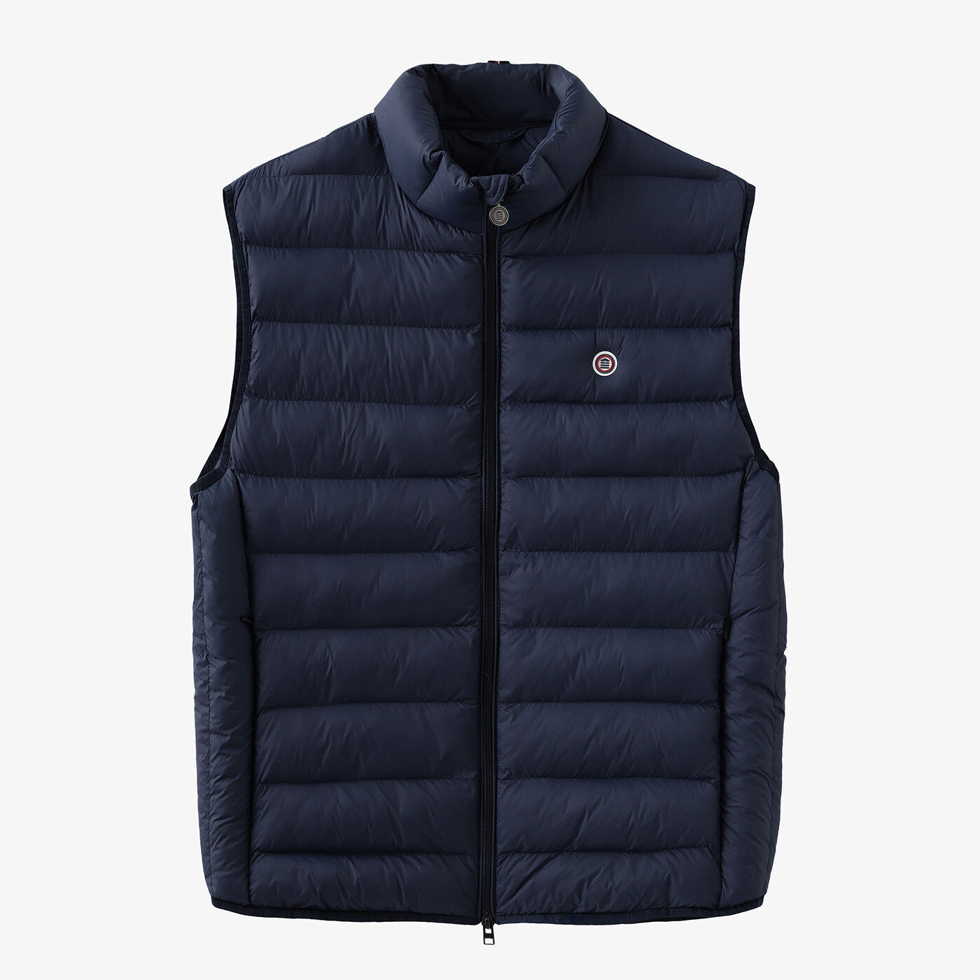 Ultra-lightweight men's down jacket Navy blue sleeveless down jacket