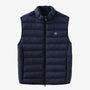 Ultra-lightweight men's down jacket Navy blue sleeveless down jacket