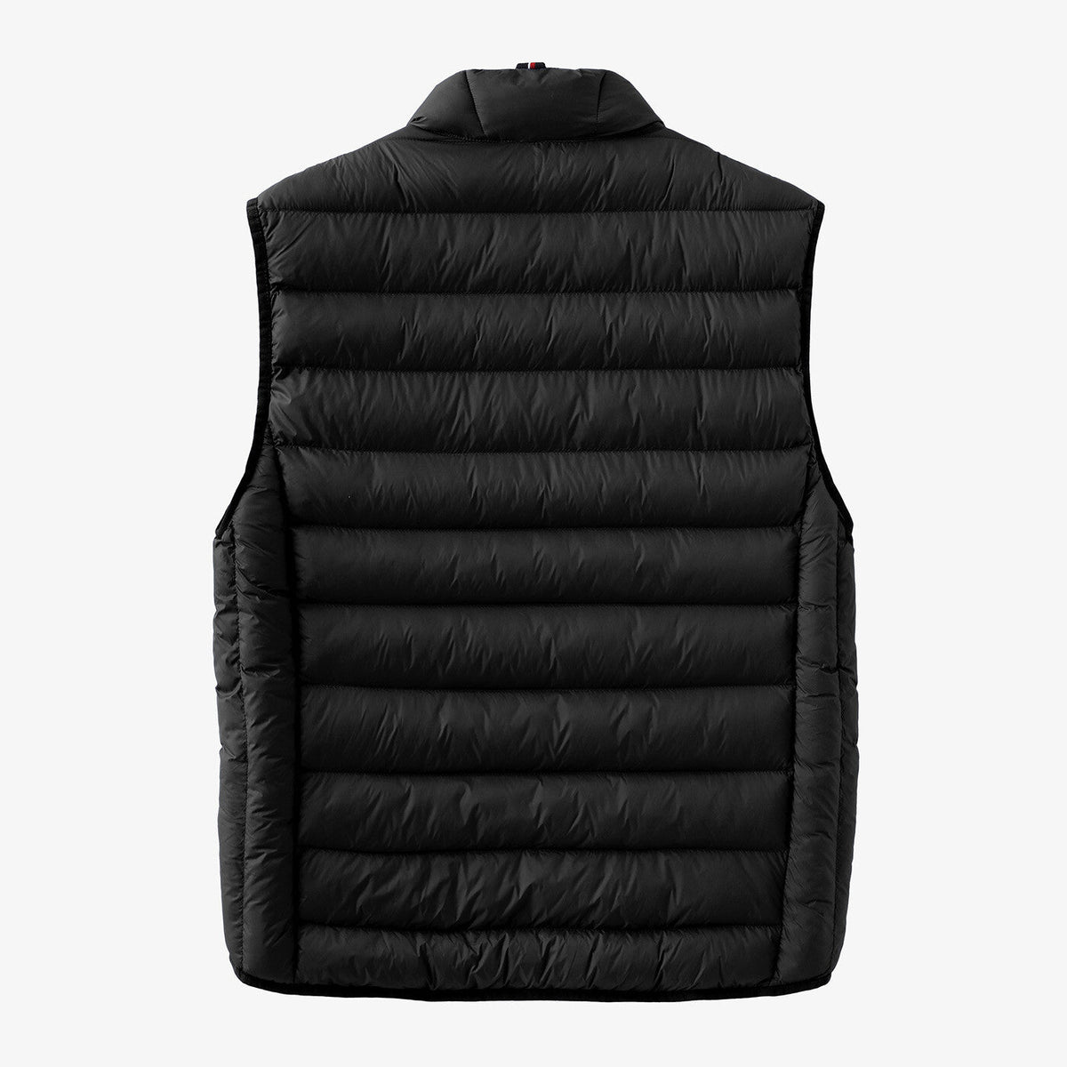 Black sleeveless Piumino jacket