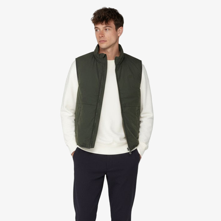 Daytona Ultralight Sleeveless Vest in English Green for Men by SERGE BLANCO