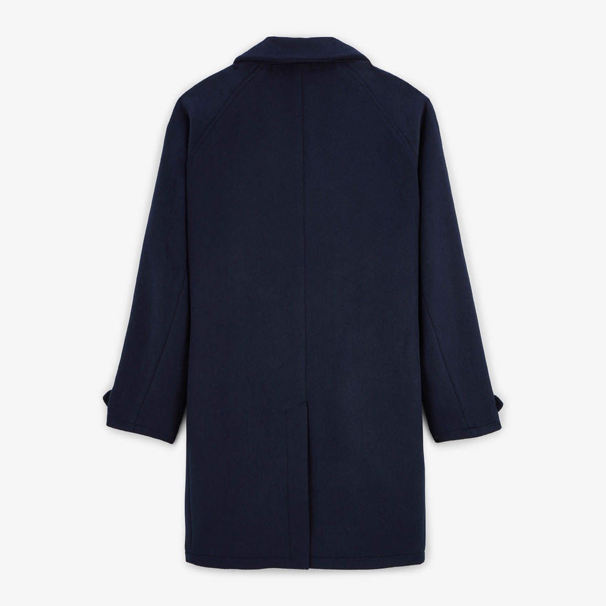 Dark blue Dante wool coat for men by SERGE BLANCO