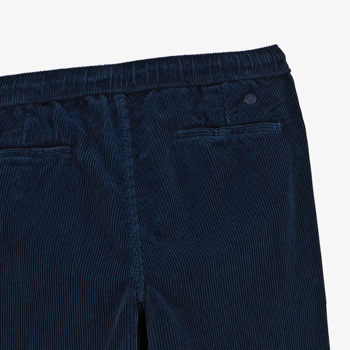 549 Regular Comfort Elasticated Dark Blue Cotton Pants for Men SERGE BLANCO