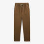 550 cotton pants, wide cut, elastic waistband, brown shitake, men's SERGE BLANCO