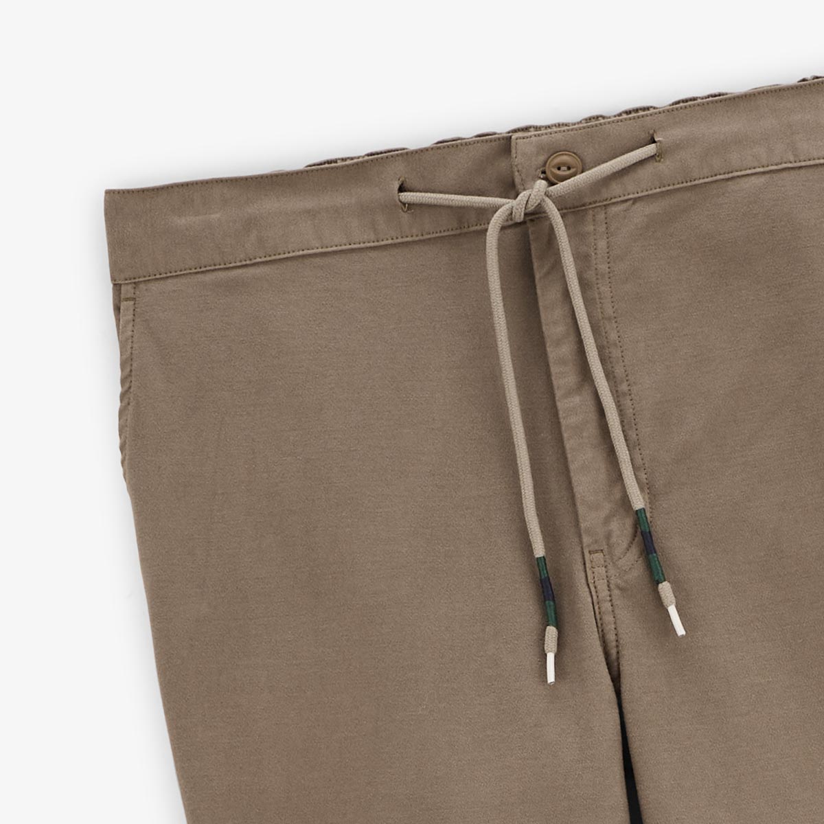 555 wide-leg elastic waistband cotton pants for men SERGE BLANCO