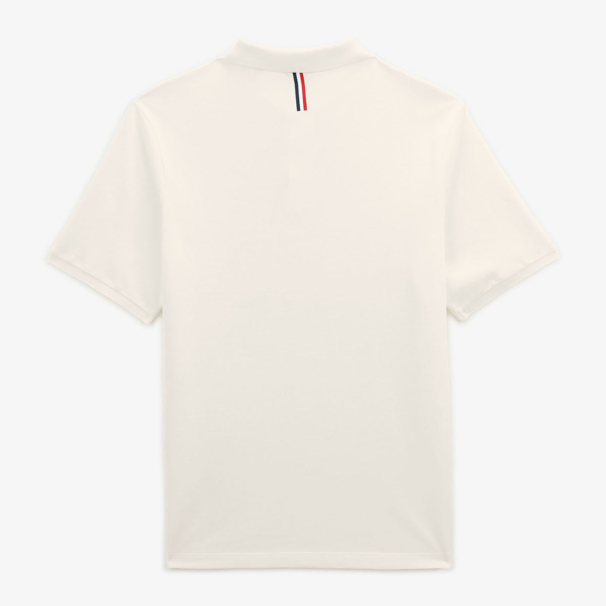 Lucas off-white men's white cotton piqué polo shirt serge blanco