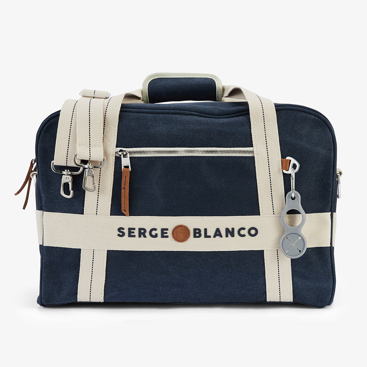 24H GYM bag in dark navy serge blanco
