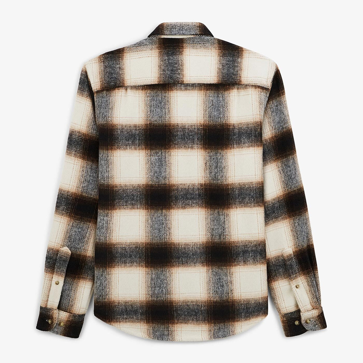 Camel plaid overshirt