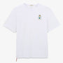 Men's round neck cotton jersey T-shirt with sumo print on the chest SERGE BLANCO