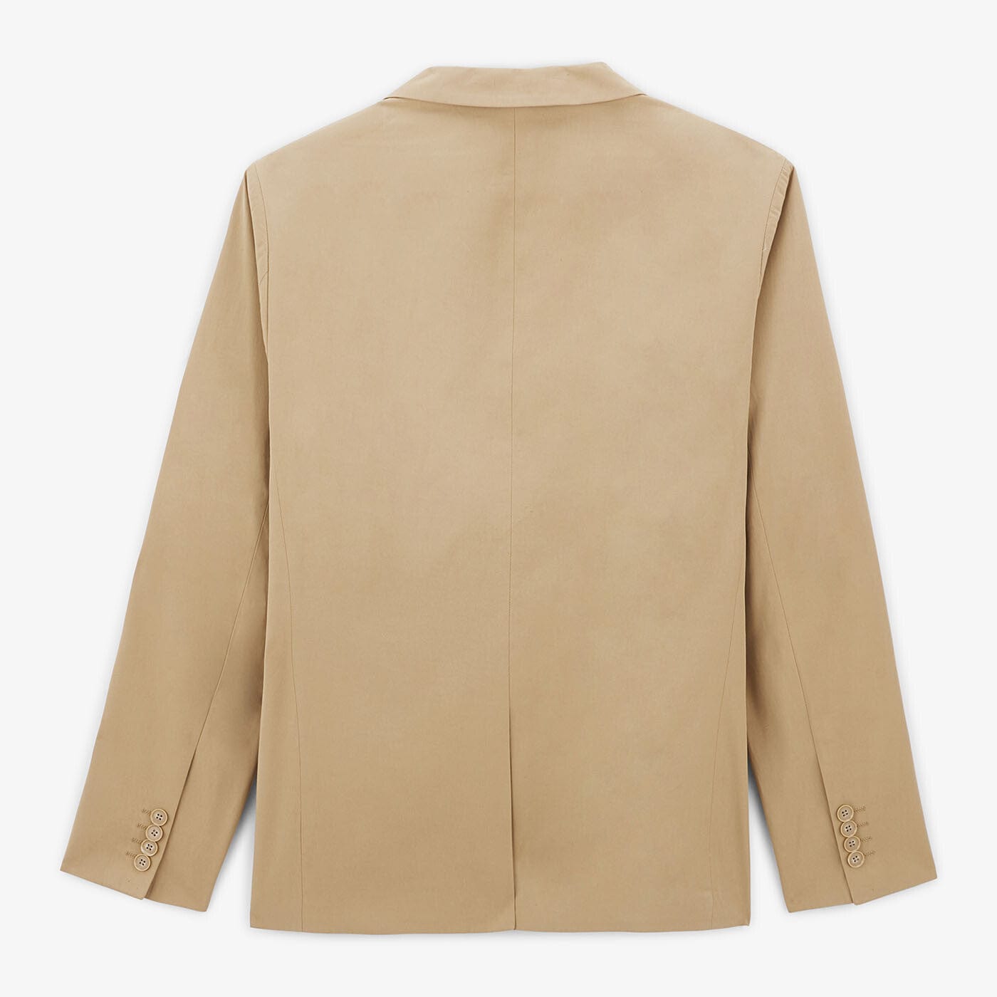 Simon beige mastic cotton blazer jacket for men in blanco serge
