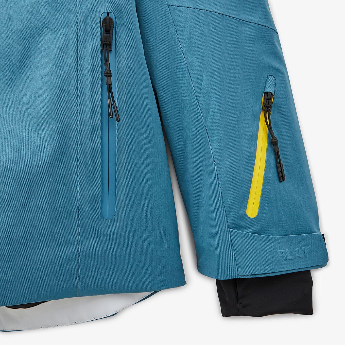 Courmayeur men's ski jacket in lichen blue, serge blanco