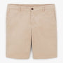 Bermuda Shorts 200 Beige Stretch Cotton Men's SERGE BLANCO