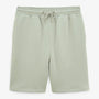 Serge Blanco men's pearl gray fleece Bermuda shorts